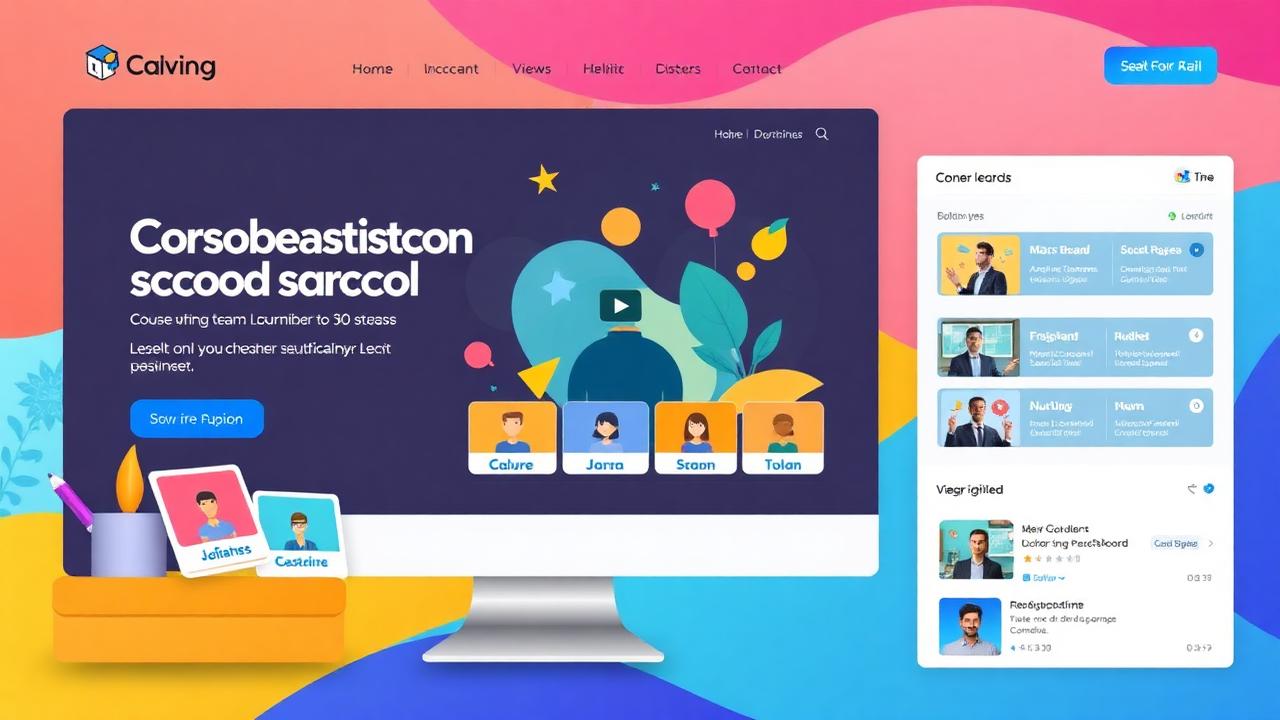 Education & E-Learning template preview